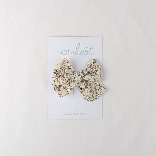 Lazo Malva - Estampado flores