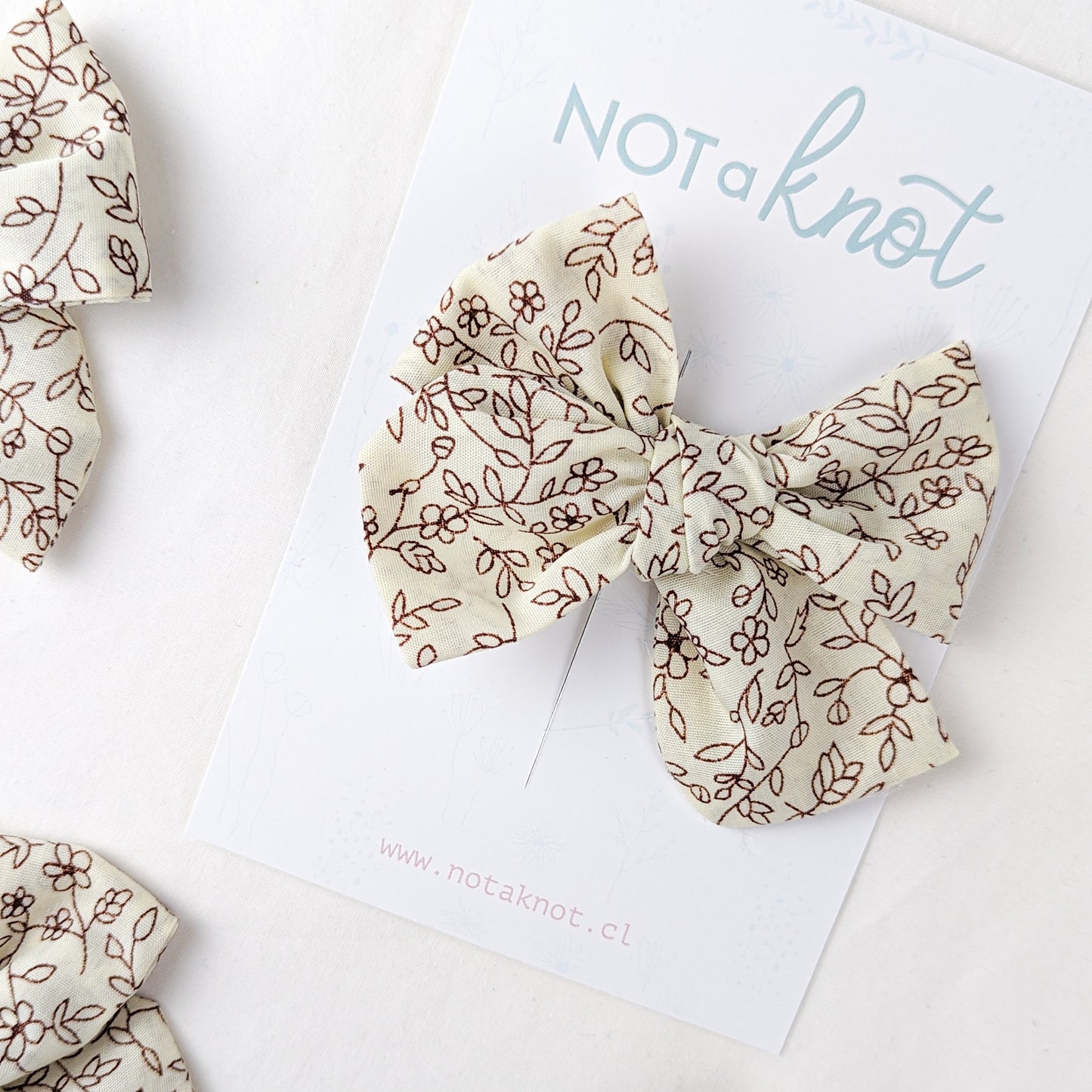 Lazo Malva - Estampado flores