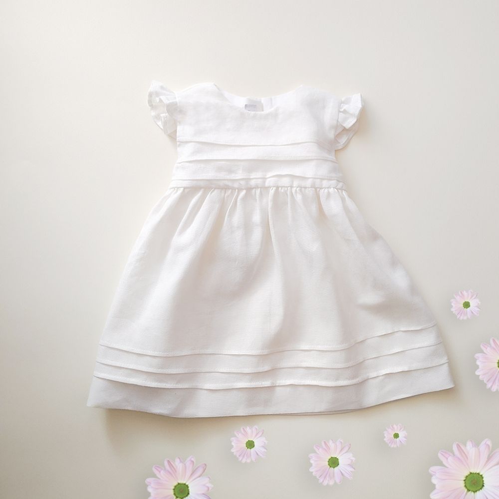 Vestido de Lino Alforzas