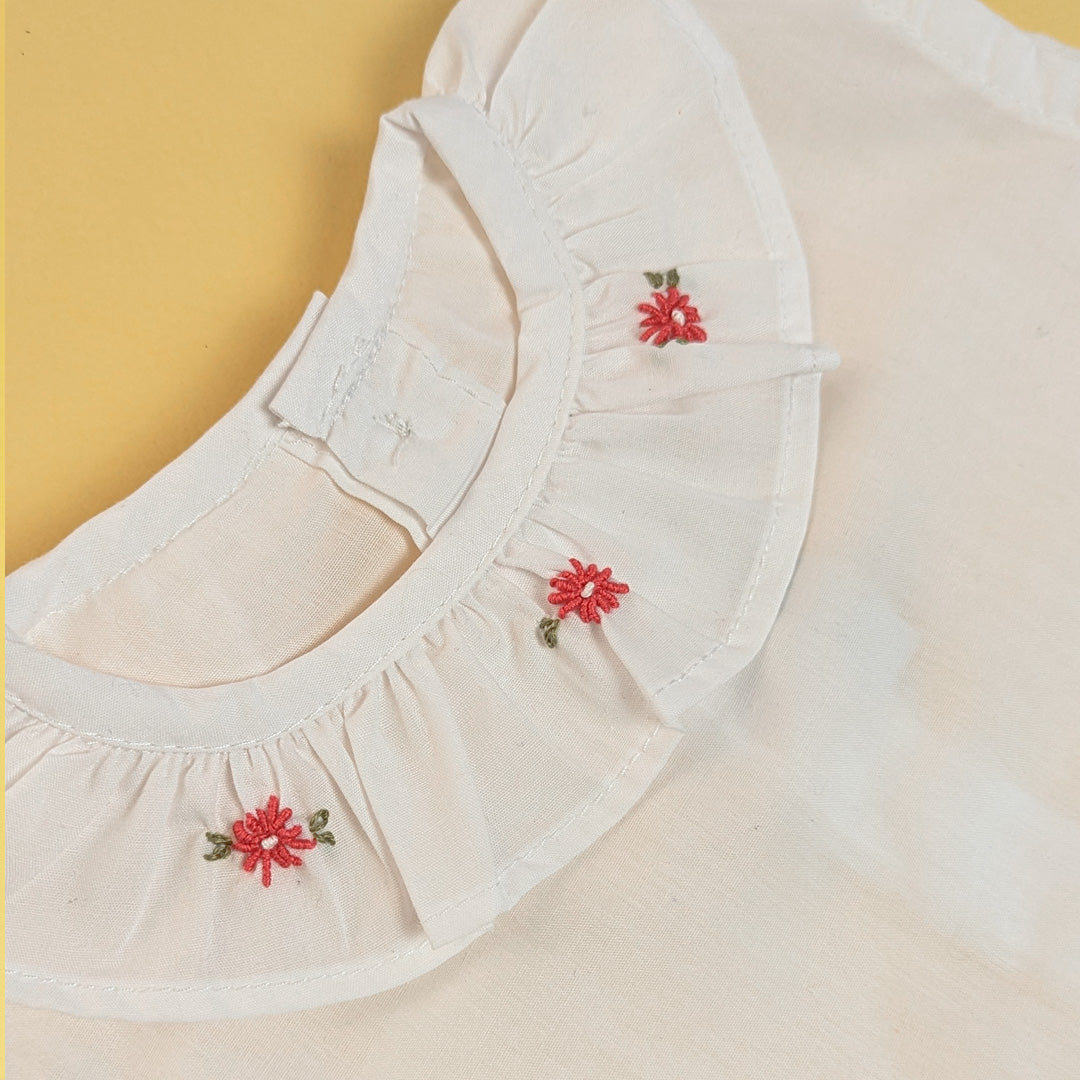 Blusa cuello payaso sin mangas