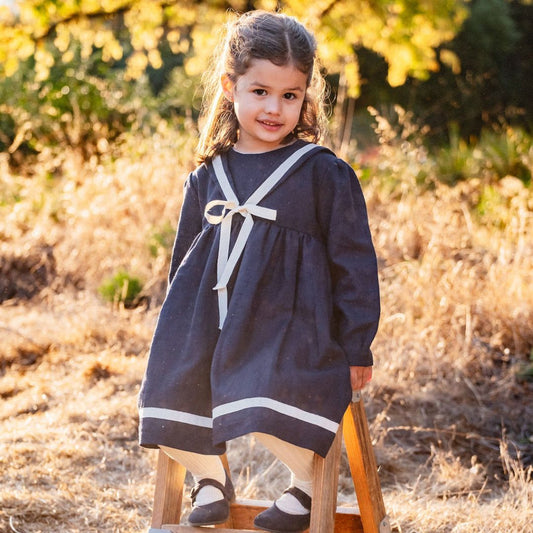 Vestido marinero manga larga