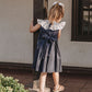 Vestido cuello español en lino