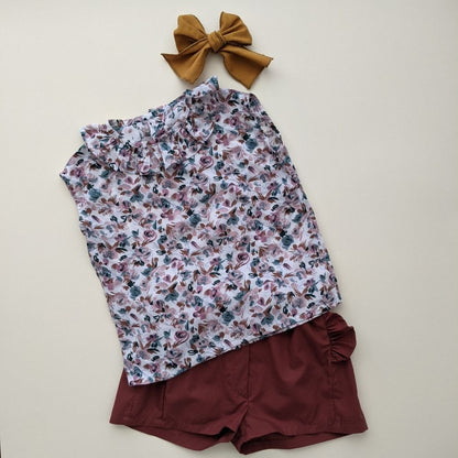 Blusa estampada con flores