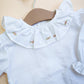 Blusa cuello payaso bordada a mano