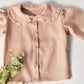 Blusa cuello bobo en lino