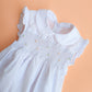 Vestido smock pop Blanco