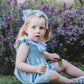 Vestido de Lino Cuello Smock
