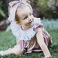 Vestido de Lino Cuello Smock